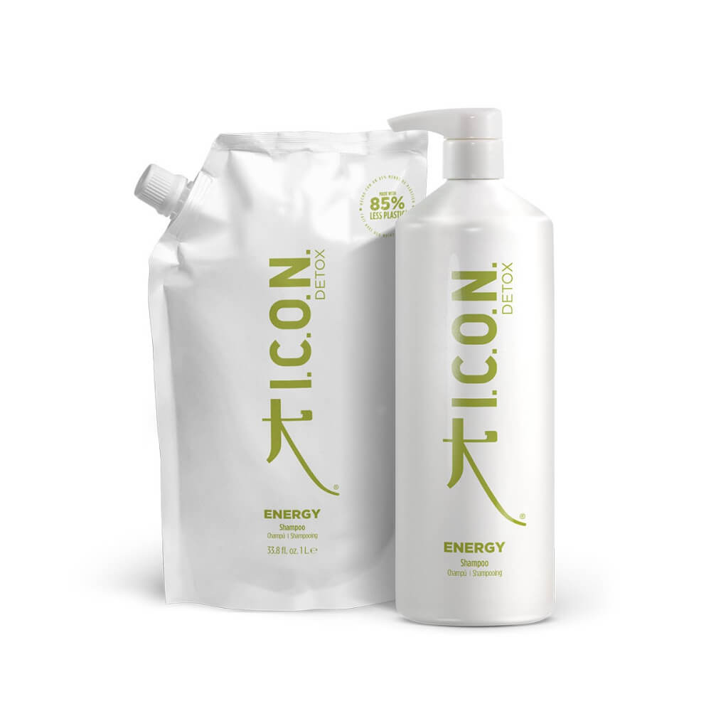 Energy Shampoo Liter Refill met Fles
